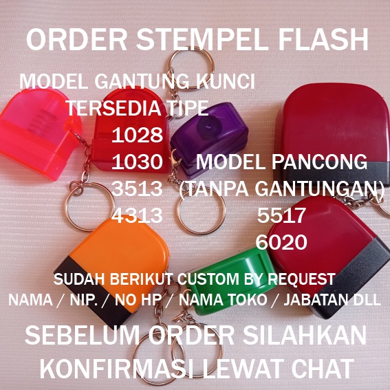 

CETAK Stempel Model Gantungan Kunci / Model Pancong Tanpa Gantungan
