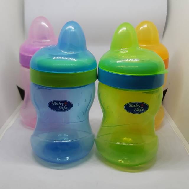 Baby Safe Silicone Spout Cup AP015 / Cangkir Anti Tumpah Silikon Baby Safe