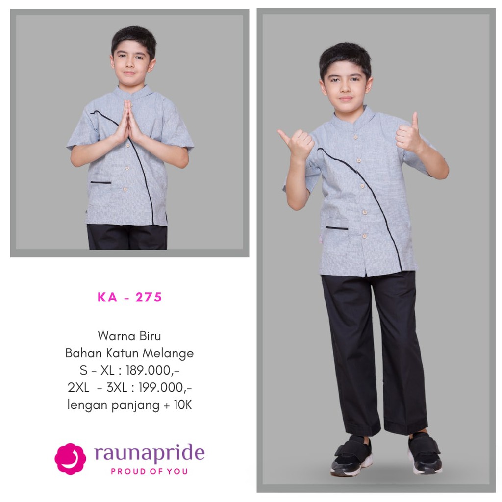 SARIMBIT RAUNA KOKO ANAK KA 275 BIRU [READY STOK]