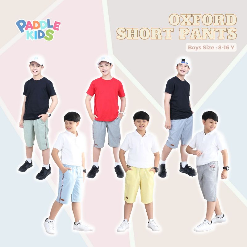 Oxford short pants paddlekids celana pendek oxford paddle kids size junior 8-16 tahun atau dewasa