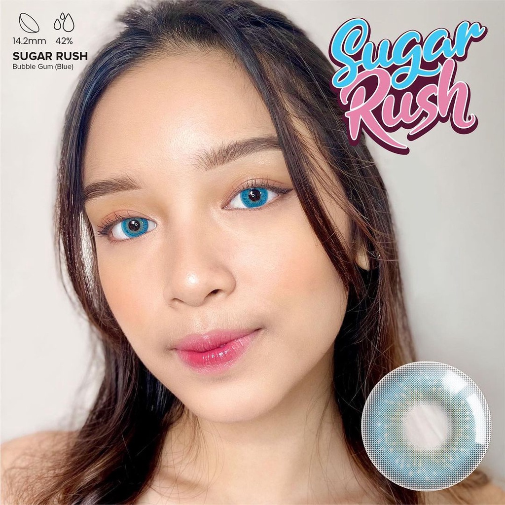 Softlense SUGAR RUSH X2 MINUS (-3.25 s/d -6.00) BY EXOTICON softlen / softlense BS