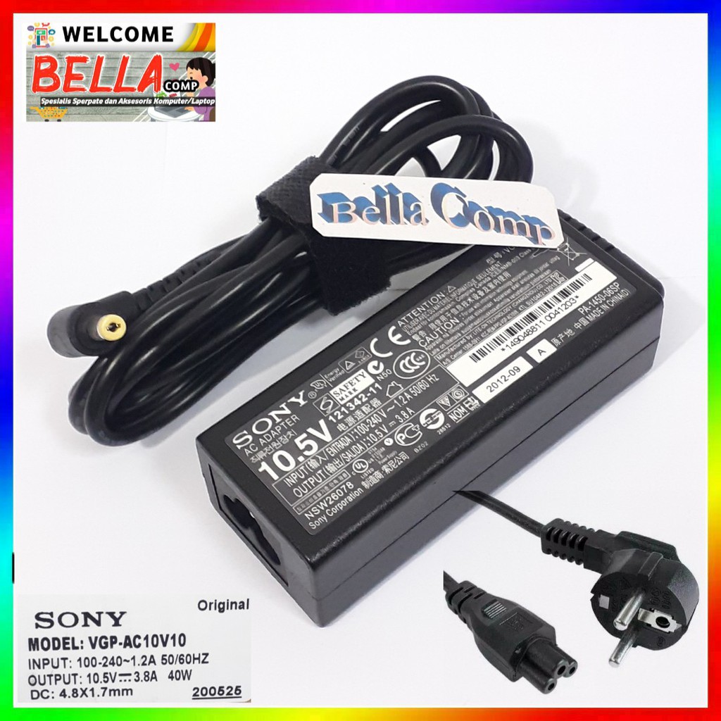 Adaptor Casan Sony Vaio DUO11 DUO10 DUO13DUO 11 DUO 13 PRO 11 Ultrabook AC10V8 VGP-AC10V10 10.5V 3.8