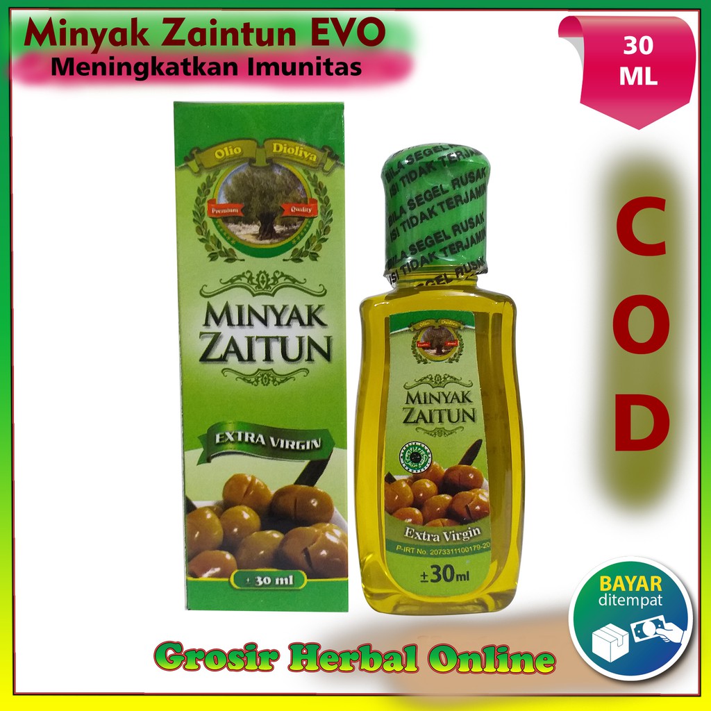 

Minyak Zaitun Extra Virgin 30 ml Al ghuroba'