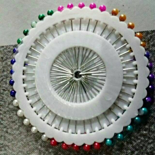 grosir  Jarum pentul lusinan bulat isi 12 keping