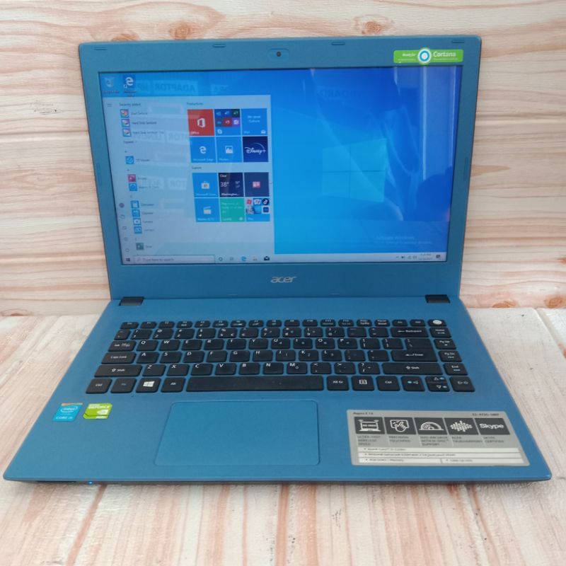 Acer aspire E5-473 i5-5200u invidia 920M 4gb/500Gb second mulus