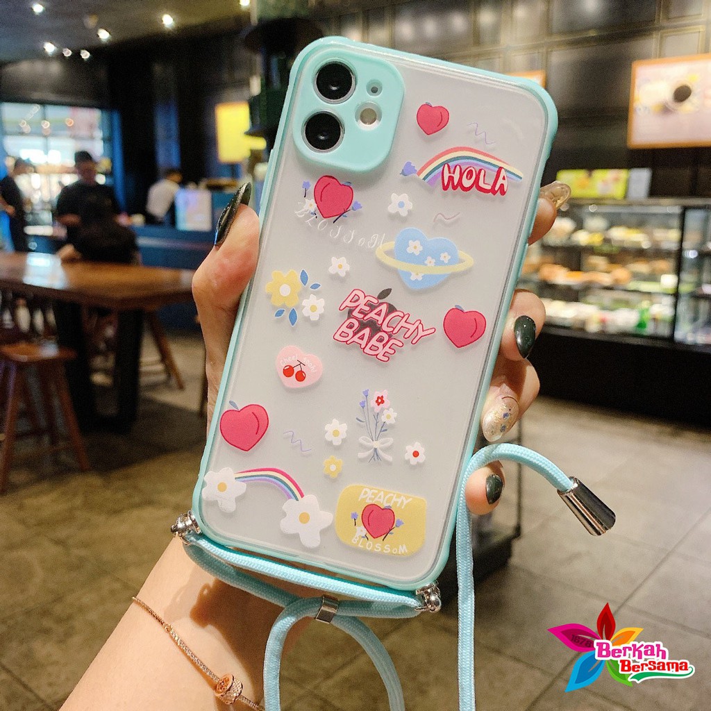 SS186 CASE SLINGCASE TALI LANYARD OPPO A9 A5 2020 A31 A8 A52 A92 A53 A33 RENO 4 4F A15 A1K BB4529