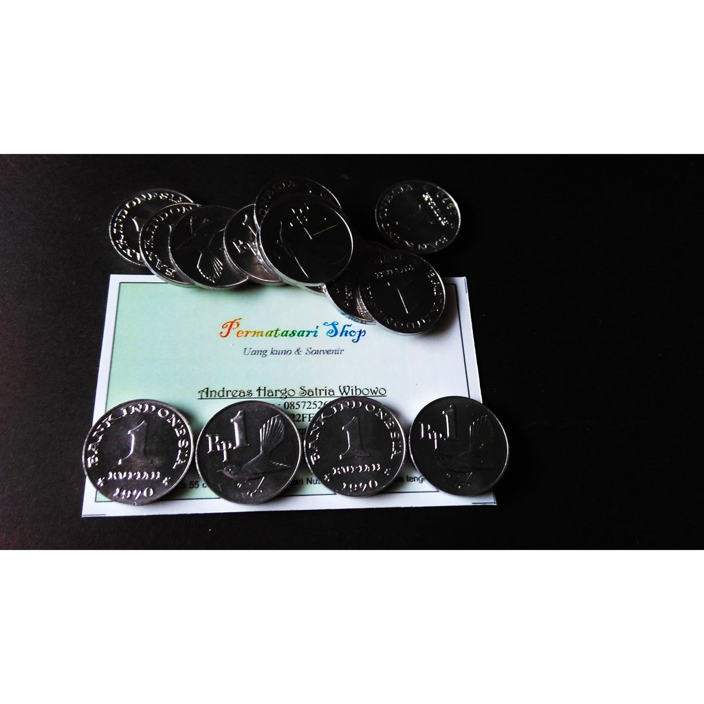 Uang Kuno Lama Jadul 1 Rupiah Koin