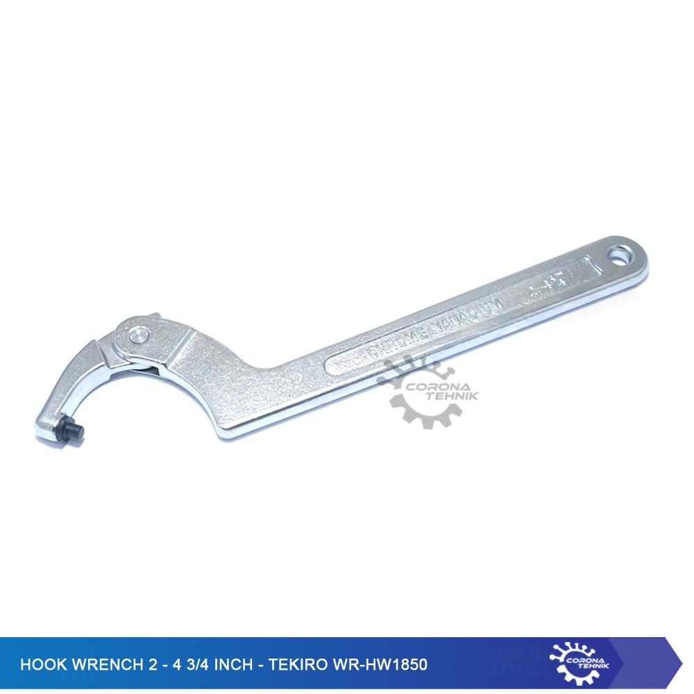 Tekiro Hook Wrench 2 - 4 3/4 Inch - WR-HW1850