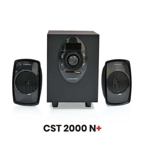 Speaker CST 2000N+ Plus Bluetooth USB AUX FM RADIO SPK Simbadda Music Player CST 2000 N+