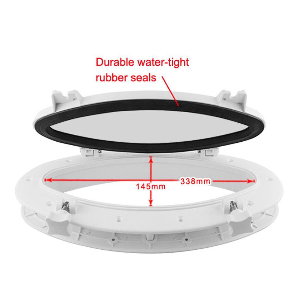 Jendela Anti Air Porthole Marine Populer Dormer Marine RV Hatch Portlight Tetas Segi Empat