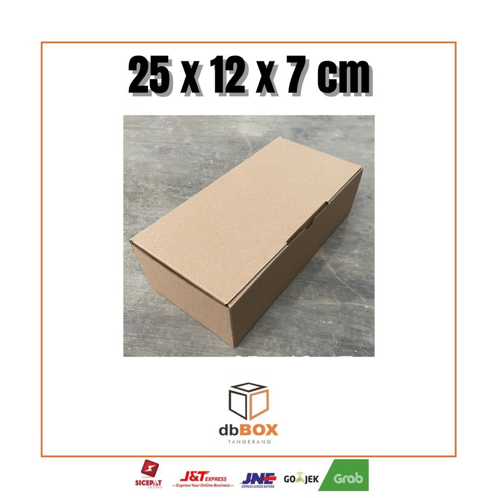 

Kardus 25x12x7 cm | Box Die Cut dan Easy Usage | Box Kue Tart | Box Aksesoris | Box Pizza | Box Kue Kering 250gr Isi 2 Toples