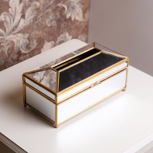 Promo Mirror Large Tissue Box 23 X 11.8cm / Tempat Tissue Kg98rkhJBXdWw9