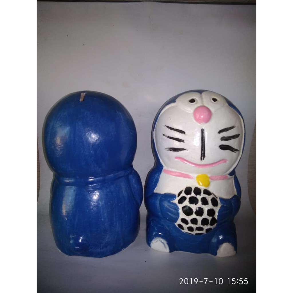 Celengan Doraemon Gerabah Tanah Liat