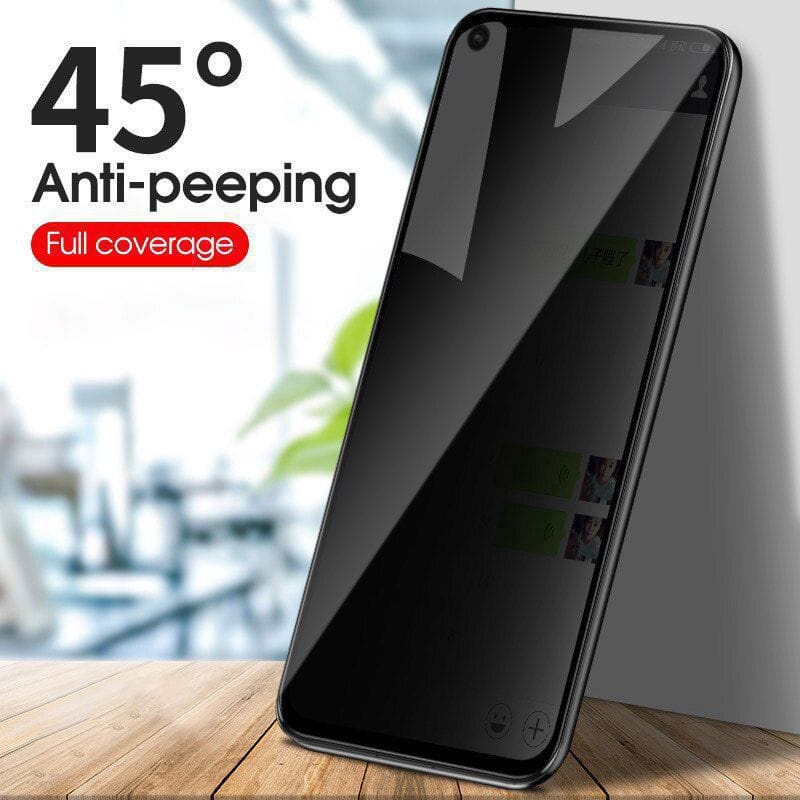 Spy Glass Realme 8 8i 8 Pro Gt C20 C20a C21 C21y C25 C25y C25s C30 C30s C31 C33 C35 C53 C55 Nfc C1 C2 C3 GT GT Neo 2 2T 3 3T Q3 Q3 Pro U3 V3 V15 V25 Tempered Glass Anti Privacy Tg