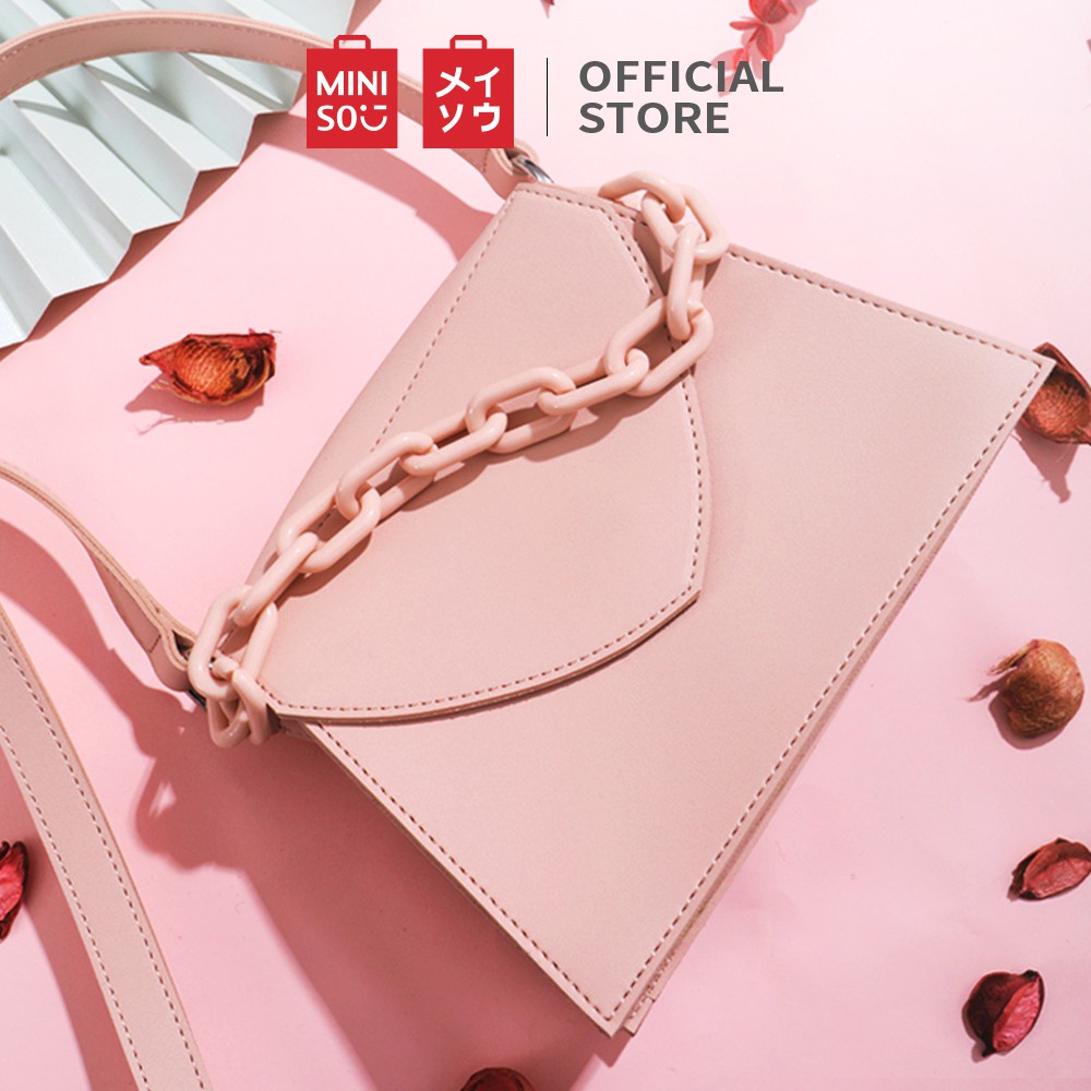 Miniso Official Tas Selempang Rantai Wanita