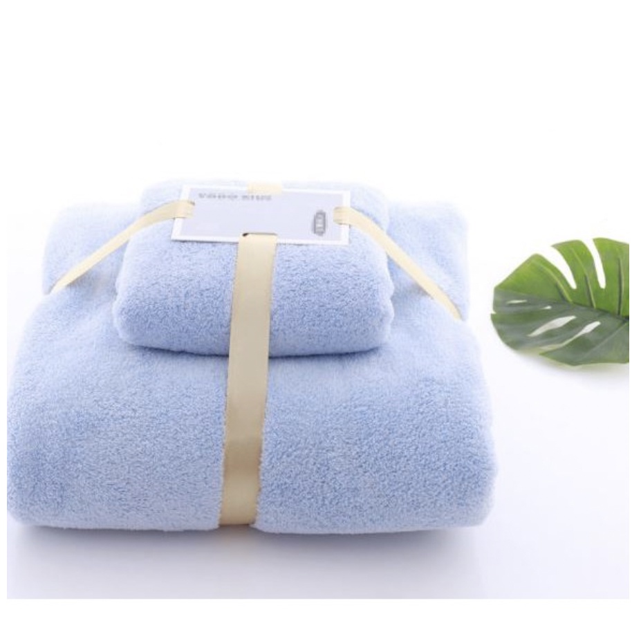 READY HANDUK SET 2IN1 HANDUK MANDI DAN COTTON TOWEL IMPORT MURAH