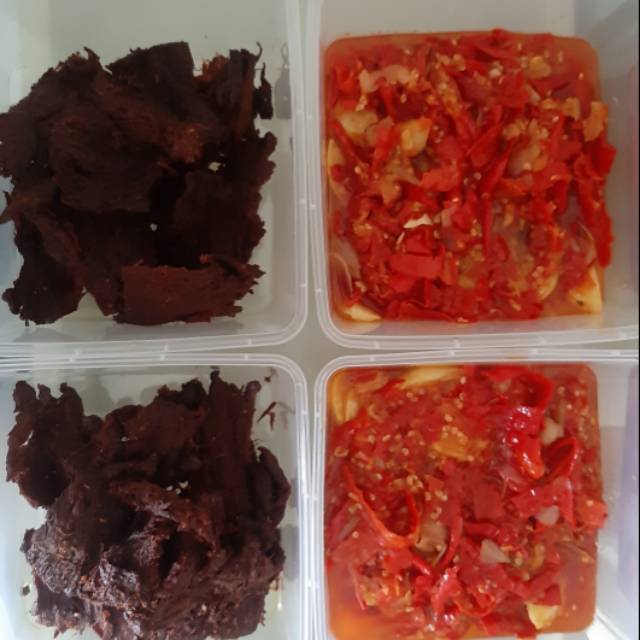 

DENDENG BALADO GARING ASLI PADANG