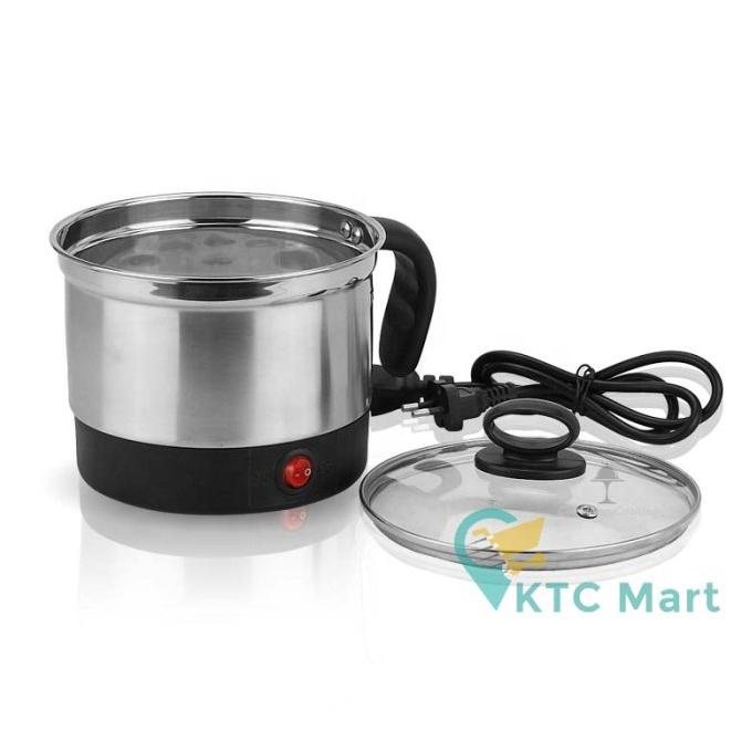 KTCmart - Panci Listrik 1,6 L / Panci Listrik Masak Sup Mie Stainless