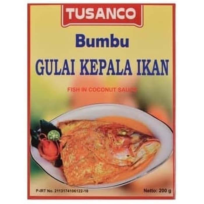 

Bumbu Gulai Kepala Ikan Tusanco untuk 1 kg daging