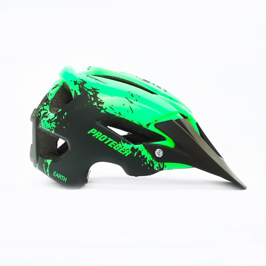 Helm Sepeda MTB Proteger Earth