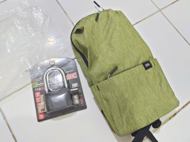 Gembok Alarm Anti Maling Pagar Lock Ring Panjang/pendek