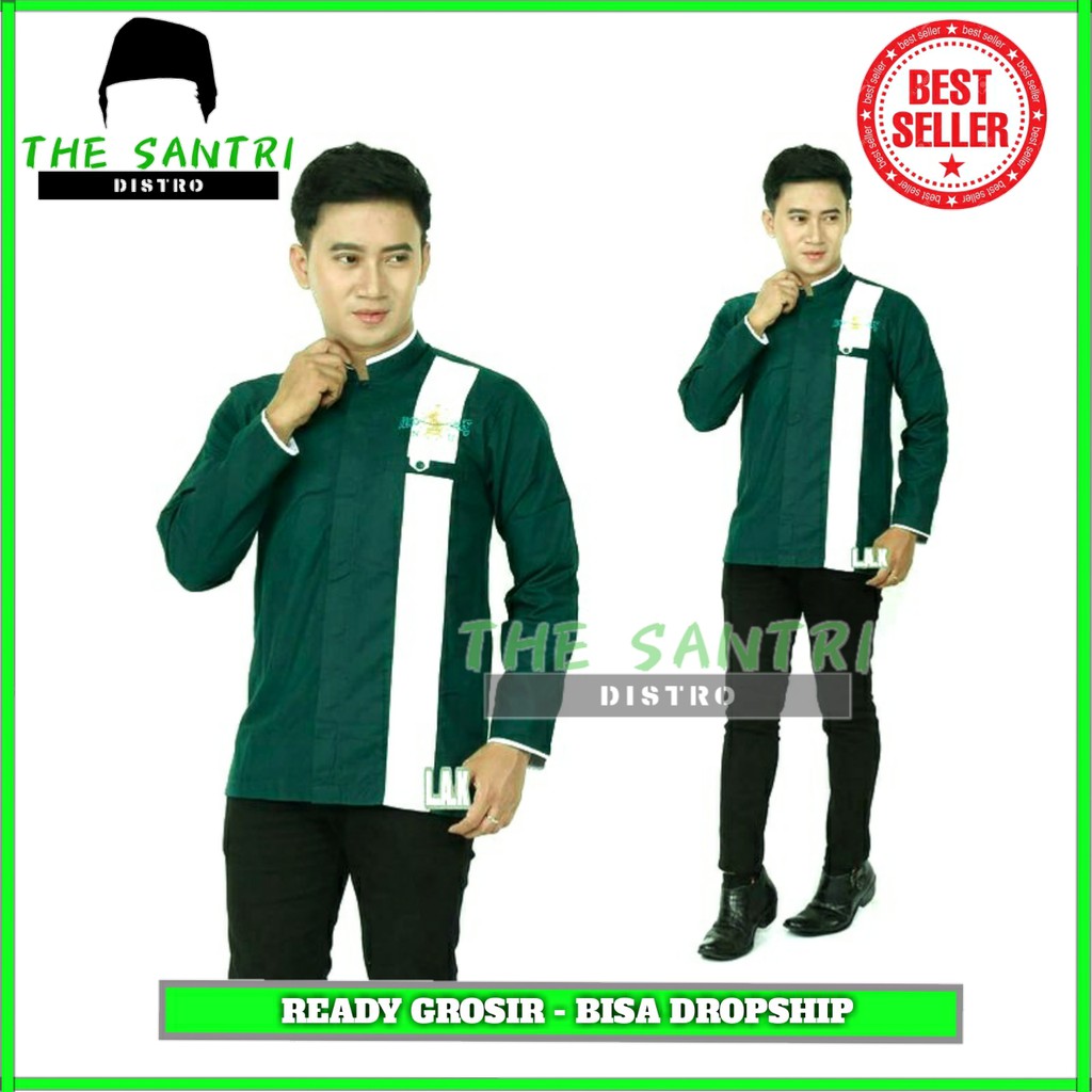 Koko NU Pria Dewasa / Koko Nahdlatul Ulama Pria / Baju Koko NU Dewasa Murah