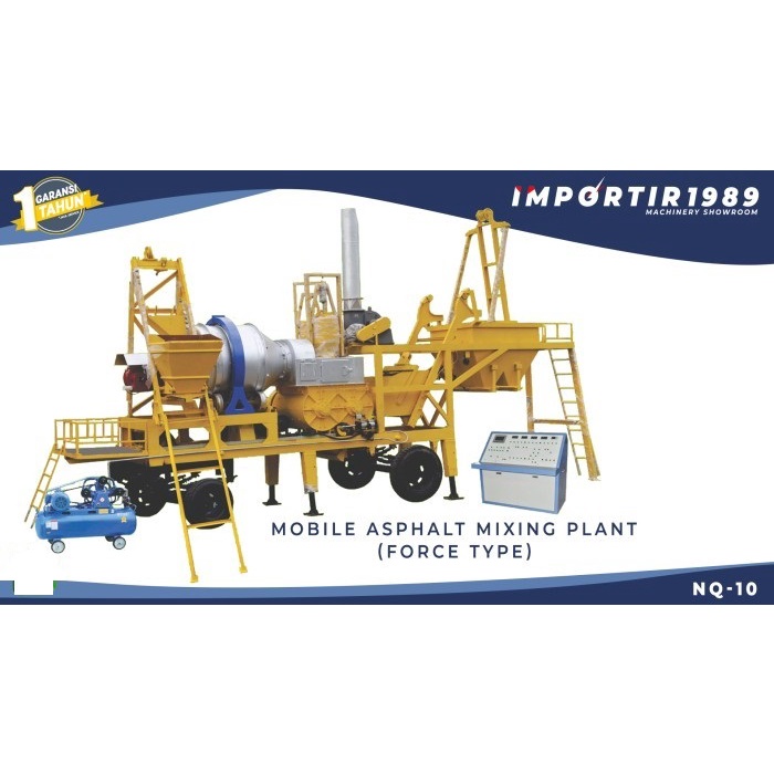 Mesin Aduk Aspal Asphalt Mixing Plant 10 Ton Mesin Pengaduk Formula Aspal Jalan AMP - NQ10