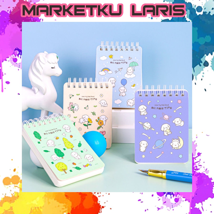 

MKL - Spiral Notebook / Buku Tulis Buku Catatan Spiral Mini Pocket Size A7 S025