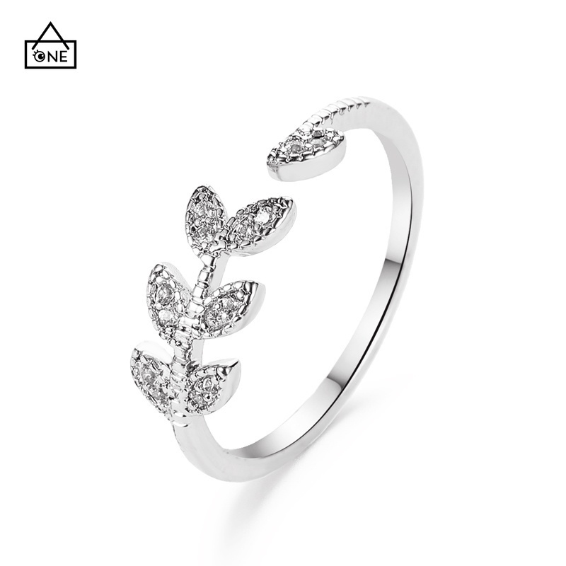 COD❤925 Sterling Silver Bunga Daisy Cincin US 6 8 Wanita Fashion disesuaikan cincin anak perempuan A one