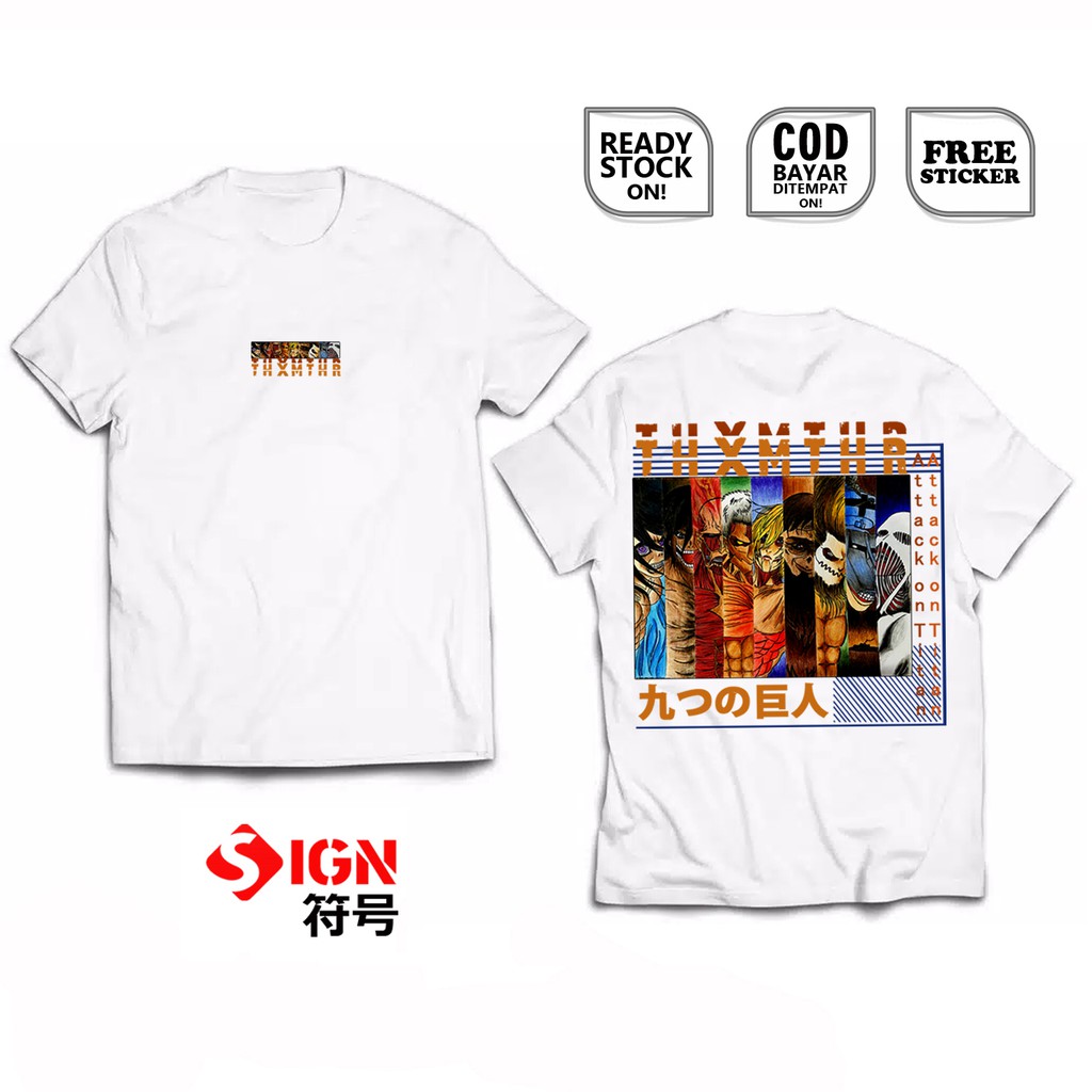 KAOS ANIME NINE TITANS  KOKONOTSU NO KYOJIN  ATTACK ON TITAN ATTACK  TITAN FEMALE TITAN COLOSSAL SC