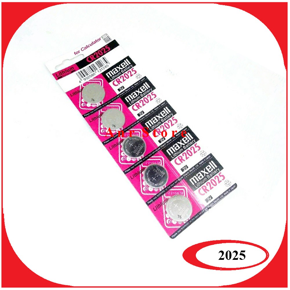 Maxell CR2025 C-2025 CR 2025 Original Baterai Jam Tangan