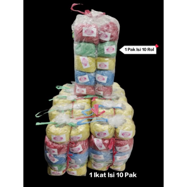 

Tali Rafia Gulungan Kecil/Mini Cap Dolar