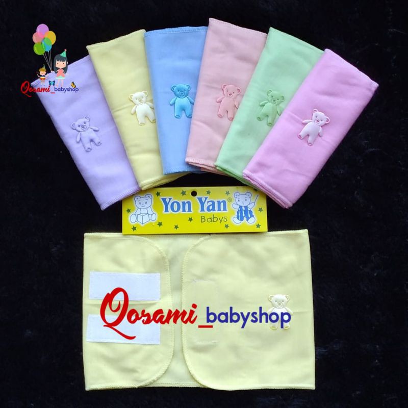 YON YAN 6 pcs Gurita Bayi Perekat Warna Polos SNI