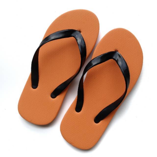 7.7 Sandal Jepit Polos | Sendal Spon Pria Casual