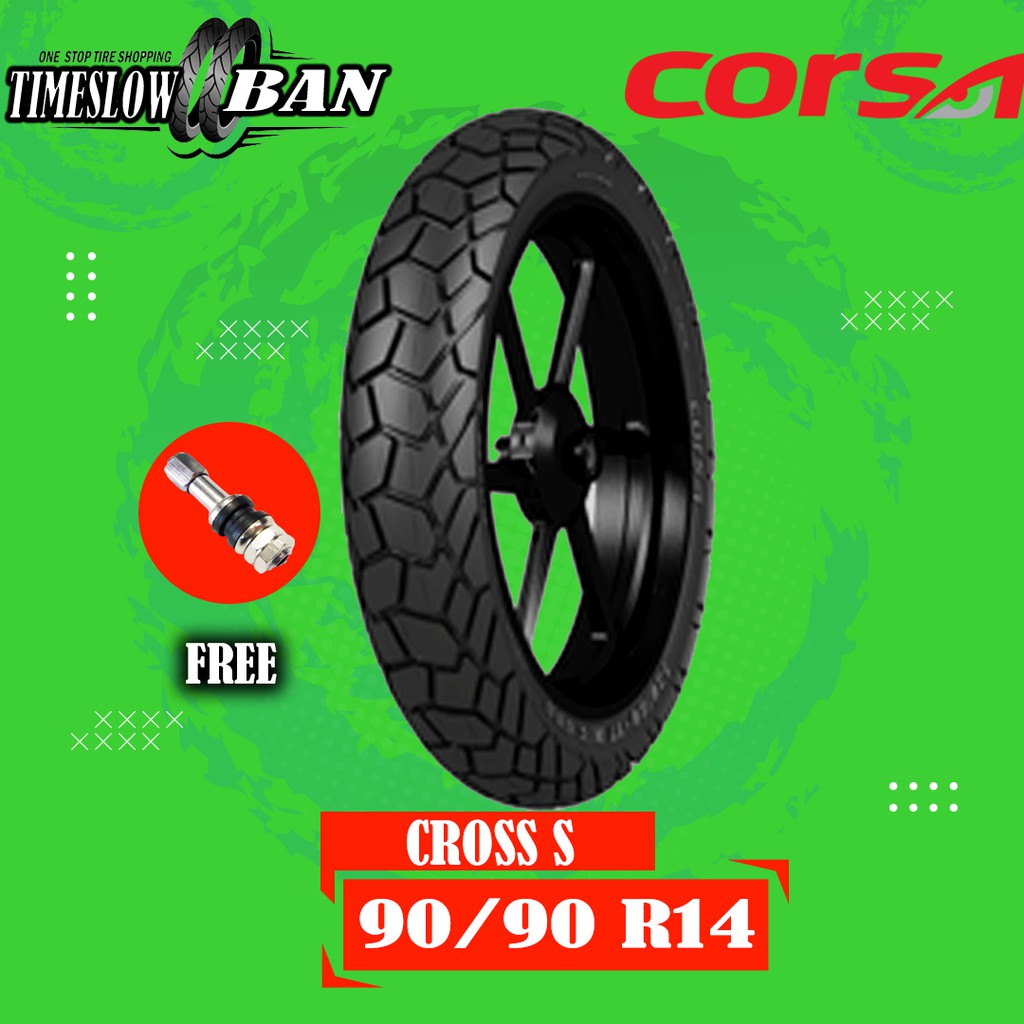 Ban Motor Matic // CORSA CROSS S 90/90 Ring 14 Tubeless