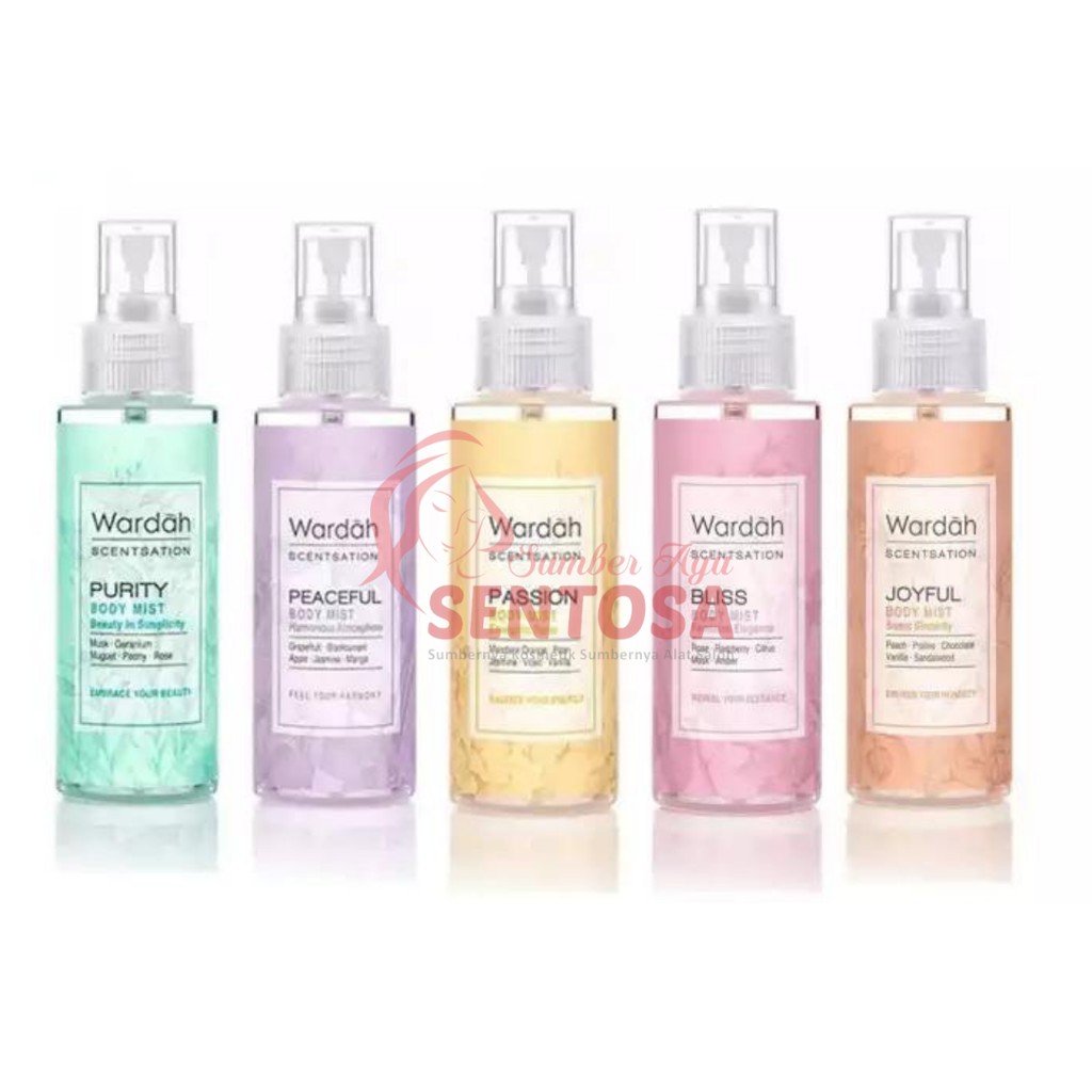 WARDAH SCENTATIONS BODY MIST 100ML