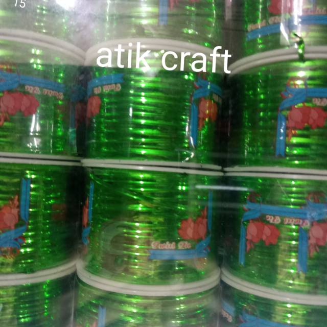 

Kawat lilit warna ( pita souvenir ) 15,000 / roll