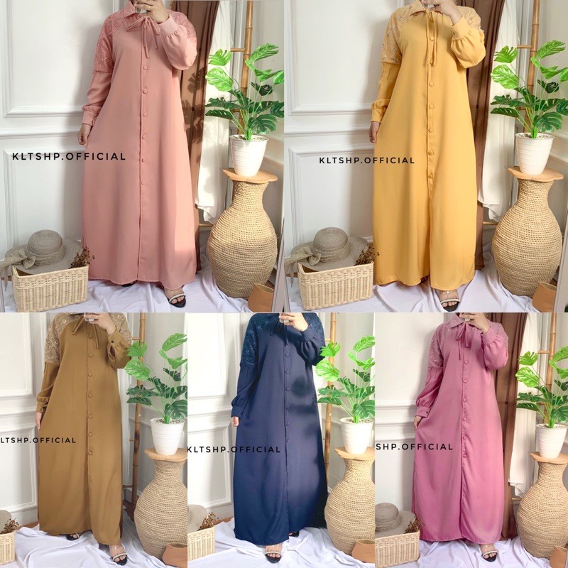 DAMELIA MAXY // GAMIS BRUKAT // GAMIS PESTA