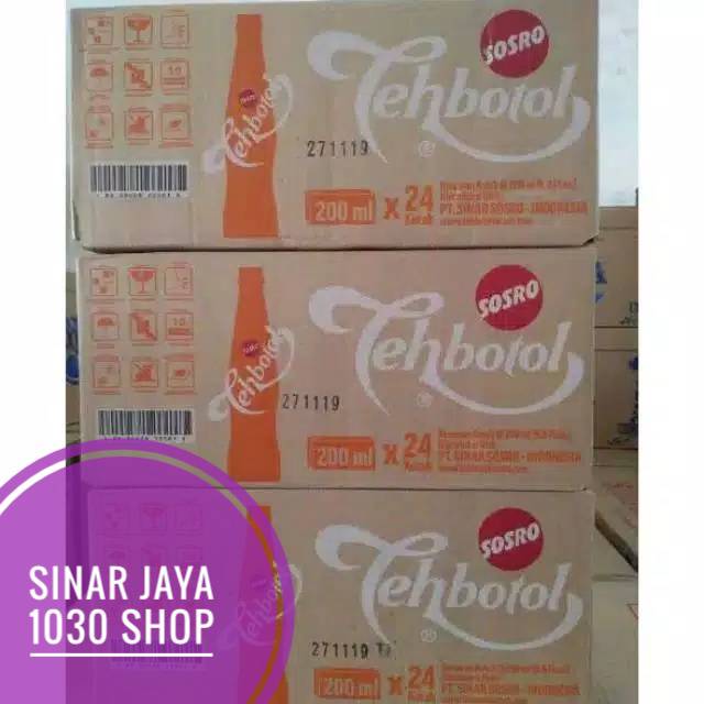

Teh Botol Sosro Kotak 200ml isi 24 kotak