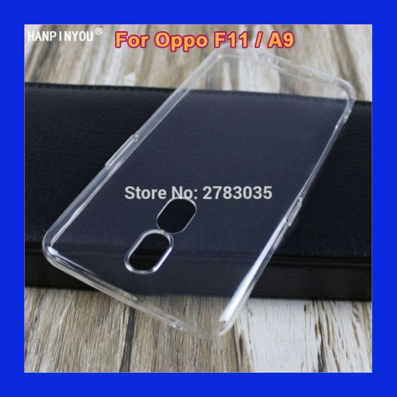 C/C- CASE KESING CASING COVER SARUNG Oppo F11 F 11 - Clear Soft Case Transparan TPU Casing Cover Bening Jelly