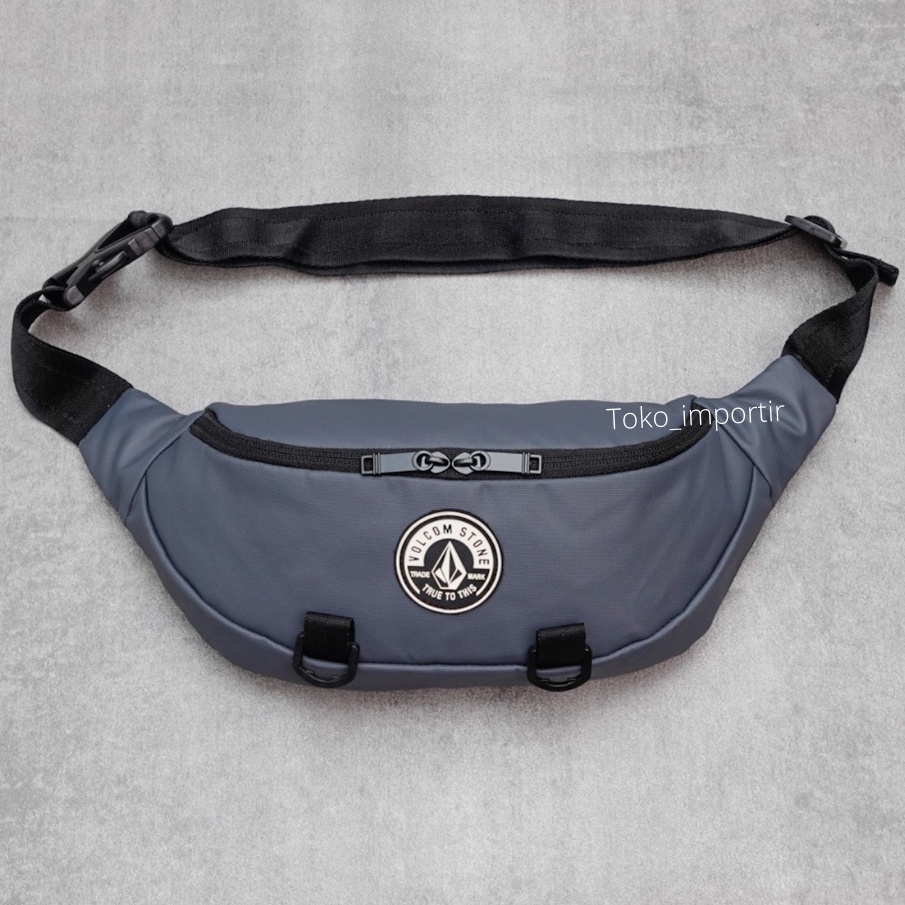 Waistbag Volcom Import Mirror Ori Tas Pinggang Pria Waterproof