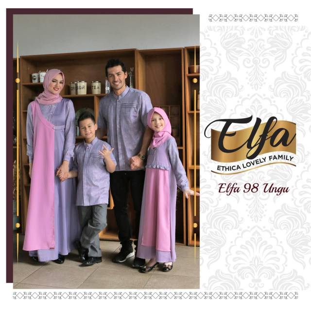 New Sarimbit Elfa 98 Ungu ori Ethica