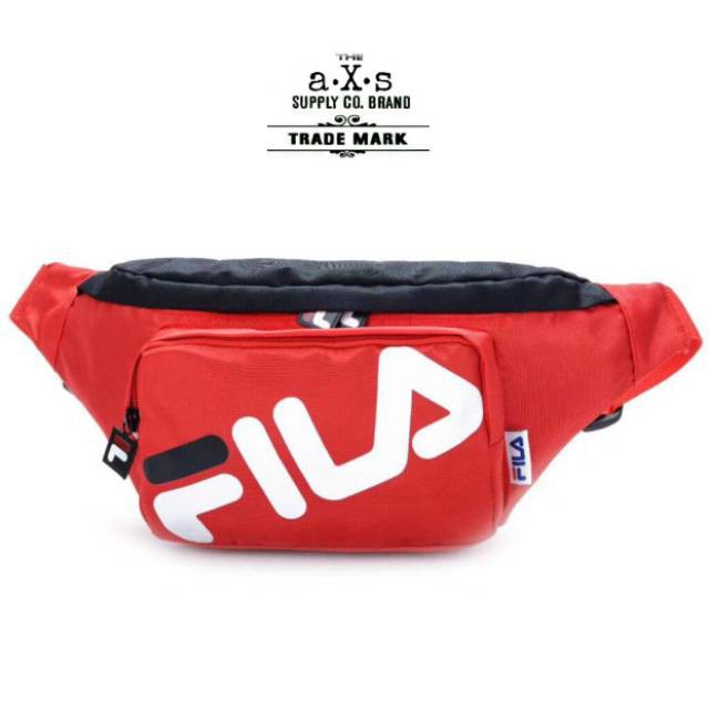 Seller Tas Slempang FILA Pria Dan wanita Tas Cewe Murah Tas Pinggang Waistbag Berkualitas