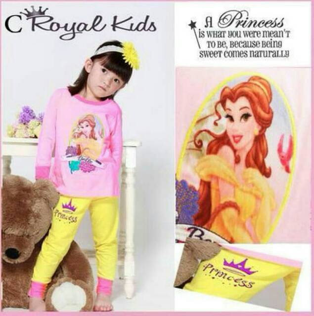 Piyama royal kids premium piyama anak bahan kaos katun lembut dan nyaman