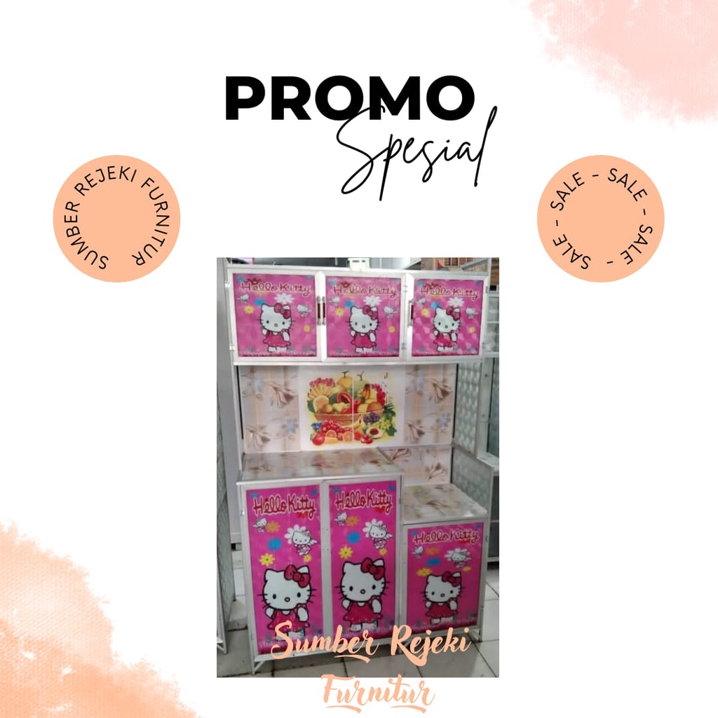 RAK PIRING KARAKTER 3 PINTU