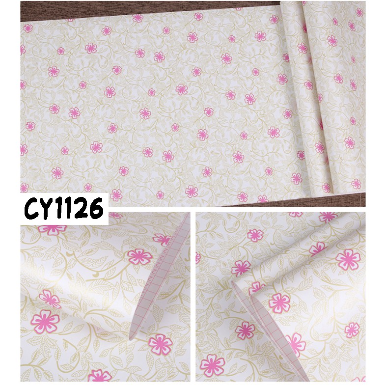 Wallpaper Dinding 3D Wallpaper Dinding Ruang Tamu Stiker Dinding Aesthetic 45cmX10meter Wallstiker-7