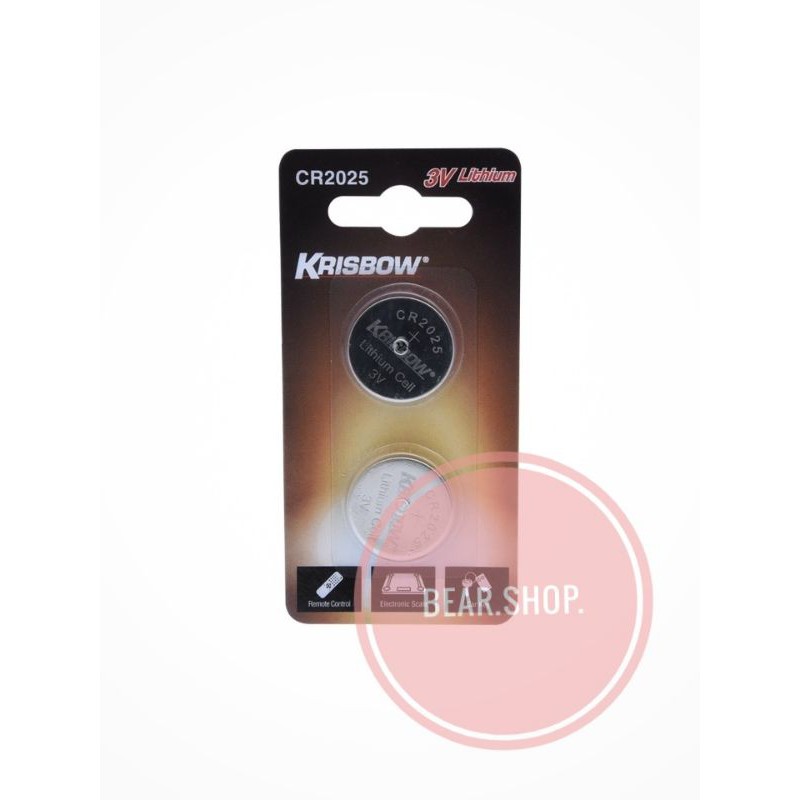 Krisbow Baterai Cr2025 2 Pcs
