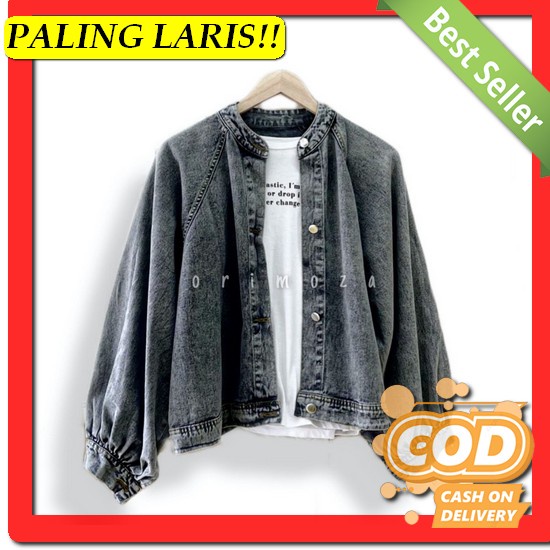 Jaket Jeans Wanita Jumbo Oversize Jacket Jins Levis Cewek Remaja Impor Orimoza Virza Jaket Jeans Wan