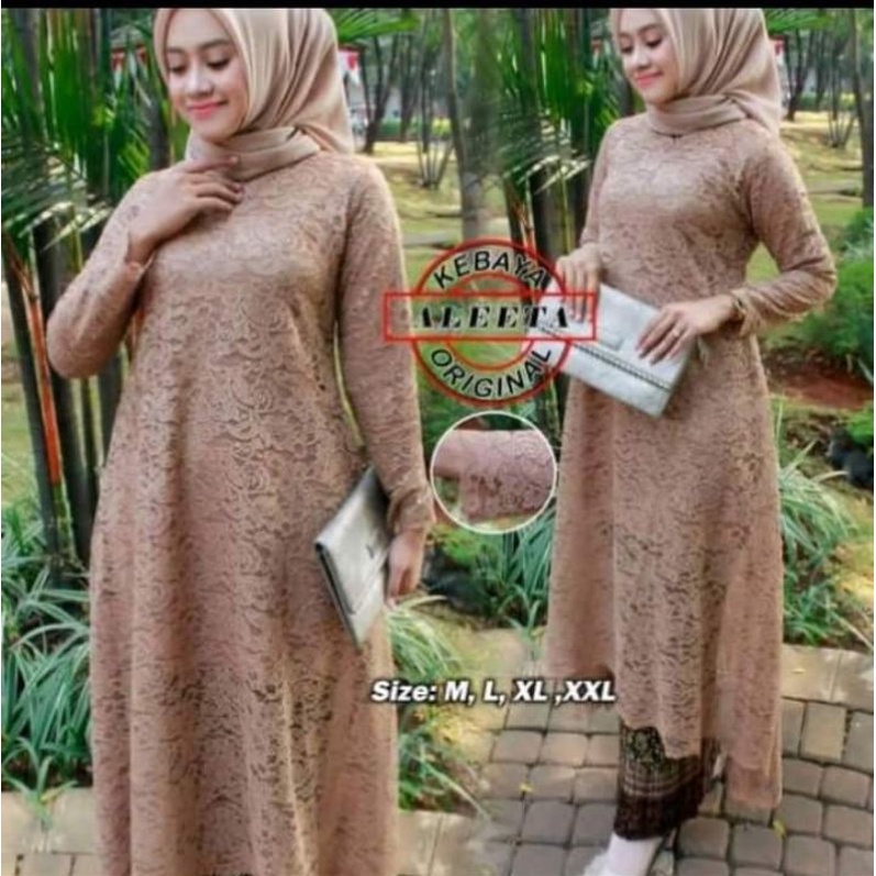 setelan kebaya brokat umbrella/kebaya long Tunik/kebaya modern/kebay