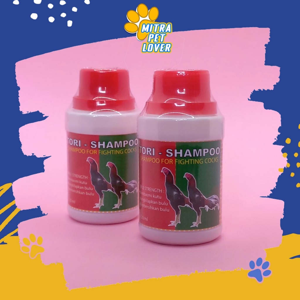 SHAMPO AYAM - TORI SHAMPOO 125 ML ORIGINAL - SAMPO BASMI KUTU TUNGAU , BULU BERSINAR LEMBUT - BERSIHKAN KOTORAN - AMAN SEHAT WANGI BERSIH - MURAH ASLI GARANSI PET ANIMAL HEALTHCARE &amp; VETERINARY TAMASINDO OBAT KESEHATAN &amp; VITAMIN TERNAK HEWAN MITRAPETLOVER